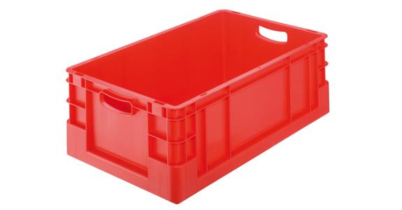 Euro-Transportbehälter Polypropylen stapelbar stabil 600x400x320 mm rot