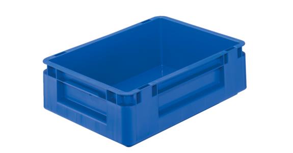 Euro-Transportbehälter Polypropylen stapelbar stabil 600x400x320 mm blau