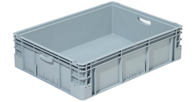 Euro-Transportbehälter Polypropylen stapelbar stabil 800x600x320 mm grau