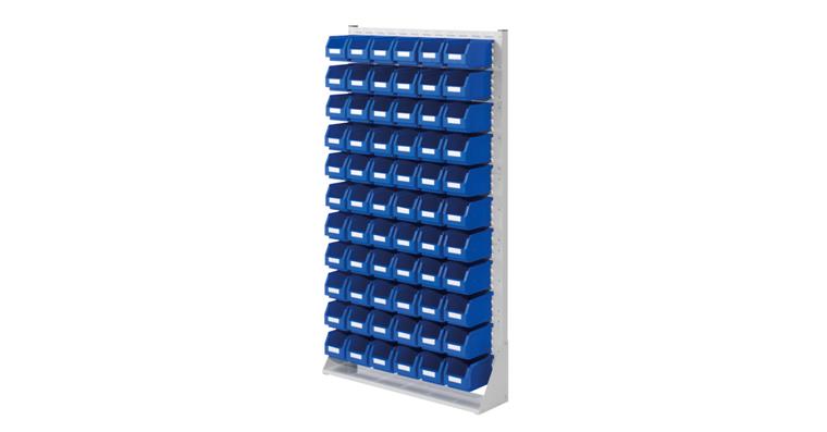 Partition 1790x1000x240mm one-sided w/ easy-view storage bins 66xsz6