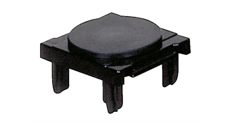 CNC plastic insert for special sizes, for self-drilling, oil-resistant ABS black
