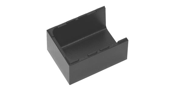 Vario-Box Endstücke mit Längenanpassung ABS-Kst 1 Mulde 48x72x92 mm