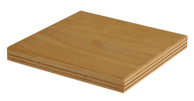 Abdeckplatte 555x736x25 mm Buche Multiplex für Schrank 555 mm breit