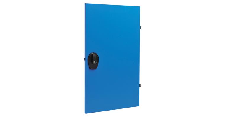 Flügeltür Nutzhöhe 700 mm 1 Tür RAL 5012 für Schrank 705x736 mm