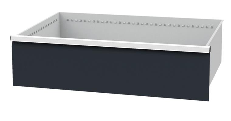 Schublade BxT 900x600mm Vollauszug 100% 100kg Fronthöhe 250mm RAL7035/7016