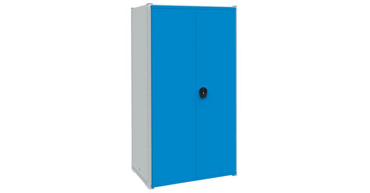 Module 3 shelving rack RAL7035/5012 1049x733x2030 mm