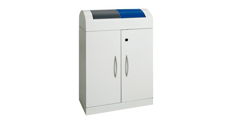 1085580101 Sortiersysteme TD2 2 Behälter a 45 Liter grau/blau 975x620x320 mm 26,7 kg