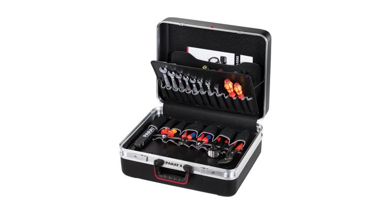 Tool service case ABS plastic black 470x100x360 mm empty