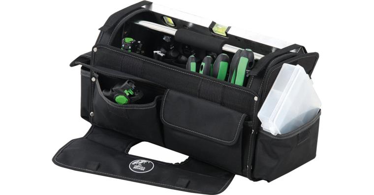 Professional tool bag (empty) 400x200x220 mm 2.2 kg black