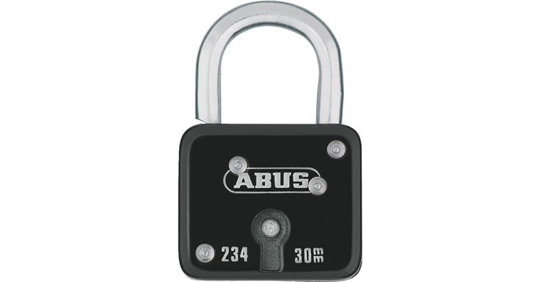 Safety padlock with tumbler 2 keys painted width 40 mm