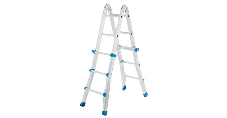 ATORN aluminium telescopic ladder 4x5 with wire bow joint