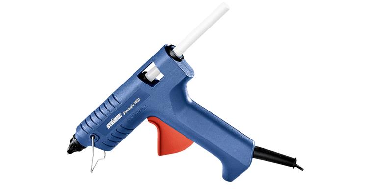 Gluematic 3002 electric hot glue gun for glue sticks with 11 mm dia.