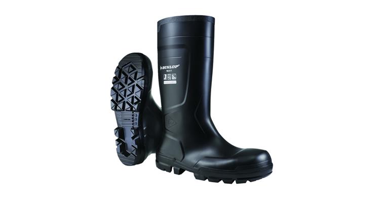 PVC safety boots black S5 size 42