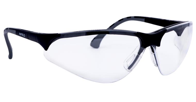 Safety goggles Terminator black lens clear