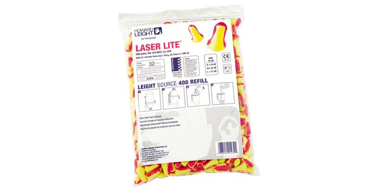 Ear plugs Laser Lite® refill bag PU=200 pairs