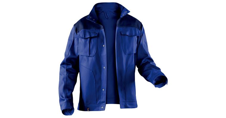 Jacket IDENTIQ cotton cornflower blue/dark blue size 50