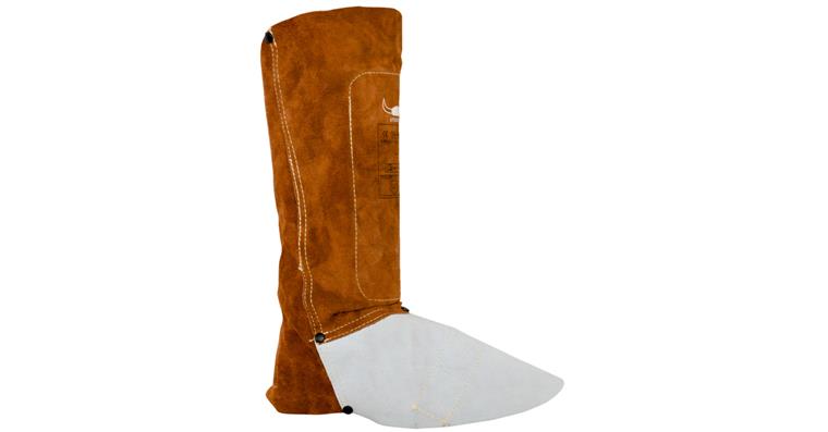 1093018978 Welding gaiters pair EN ISO 1611:2007 class 2/A1 brown height 36 cm