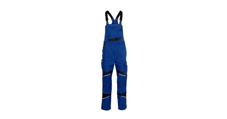 Latzhose ACTIVIQ cotton+ kornblau/schwarz Gr.48