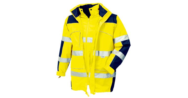Warnschutz-Parka Toronto gelb/marine Gr.XL