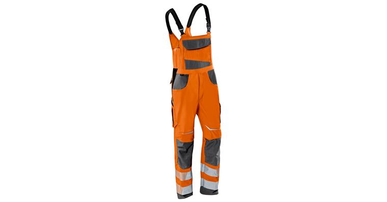 Hi-vis dungarees REFLECTIQ orange/anthracite size 62