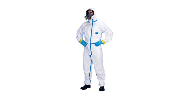 Protective suit Tyvek® 600 Plus CHA5 white cat. III type 4B, 5B, 6B size 3XL