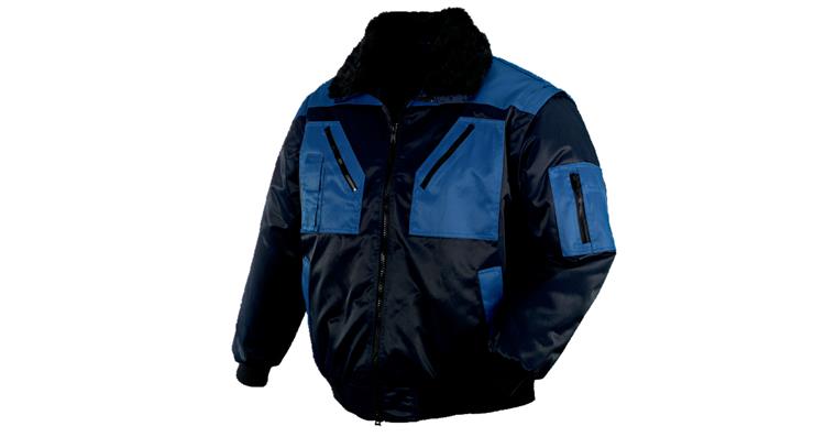 Pilot jacket Oslo navy blue/royal blue size XXL