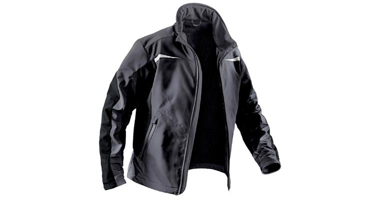 Softshell jacket Light anthracite/black size XL