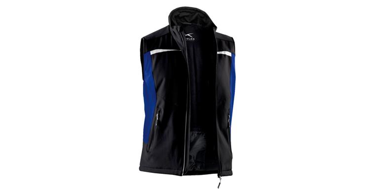 KUEBLER - Softshell-Weste schwarz/kornblau