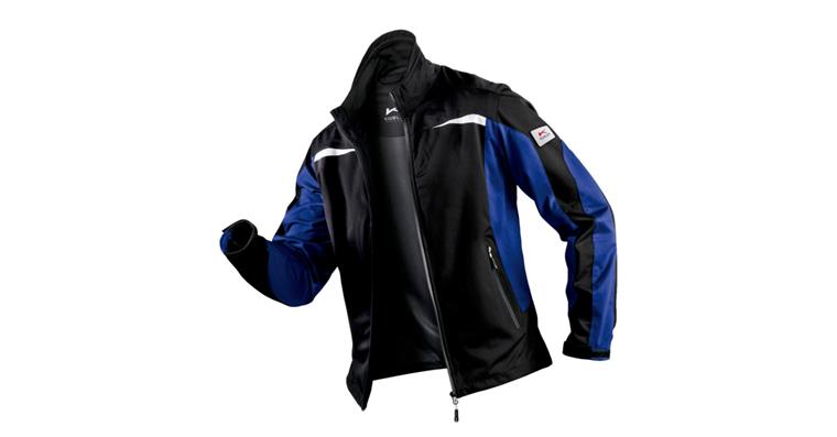 1093034672 Ultrashell-Jacke schwarz/blau Gr.L
