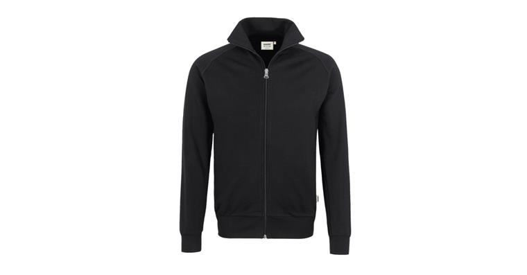 Sweatjacke College schwarz Gr.XS