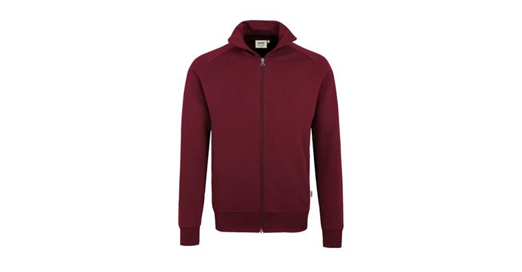 Sweat jacket College wine red size XXL