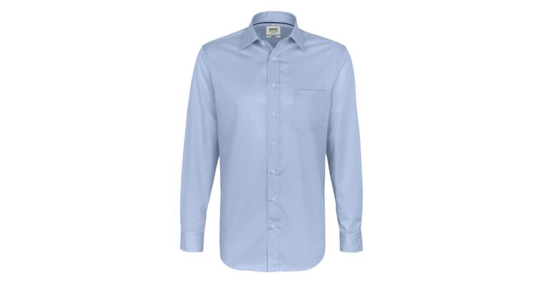Long-sleeved shirt Business light blue size S