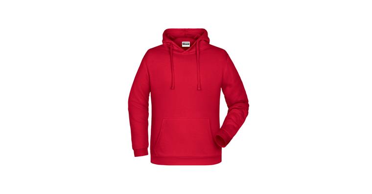 Hooded sweatshirt red size 3XL