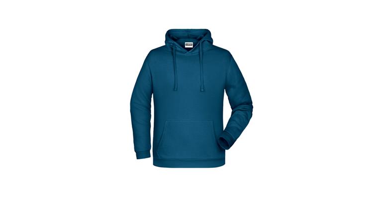 Hooded sweatshirt petrol size S