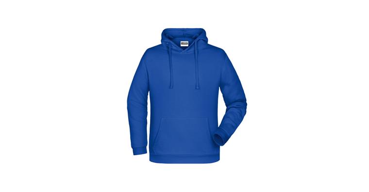 Hooded sweatshirt royal blue size XL