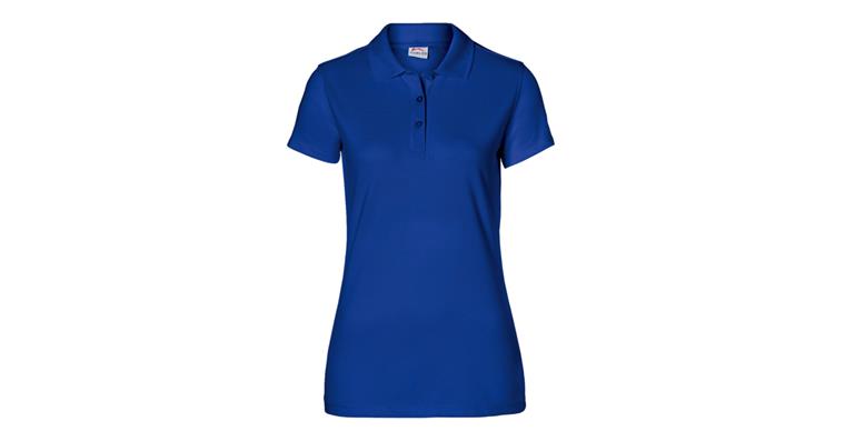 Polo shirt ladies' cornflower blue size M