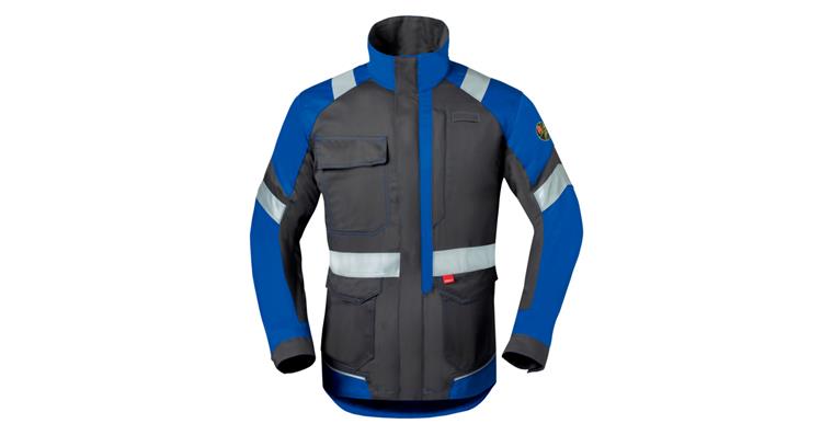 Langjacke 5safety Image Schutzklasse 1 grau/kornblau Gr.48