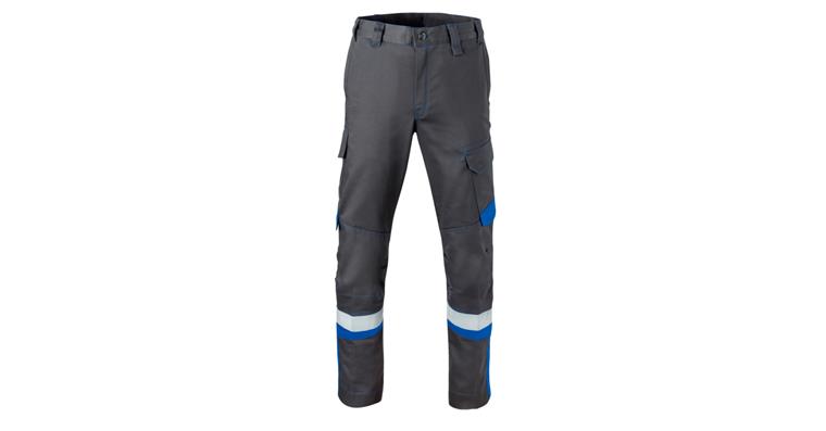 Trousers 5Safety Image protection class 2 grey/cornflower blue size 60