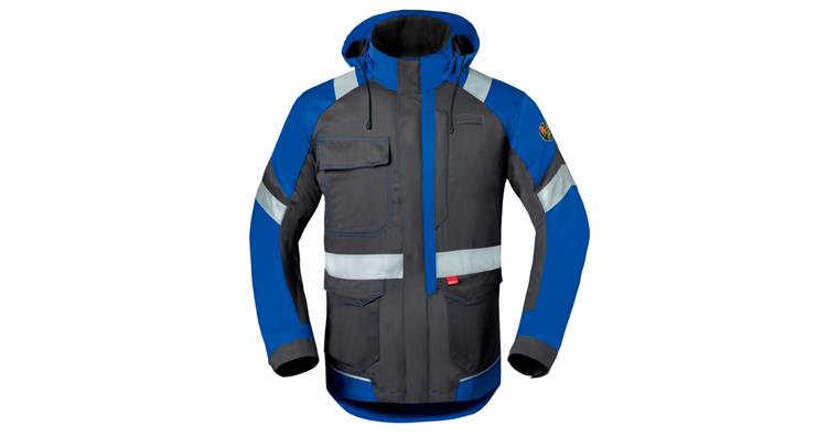 Parka 5safety Image Schutzklasse 2 grau/kornblau Gr.L