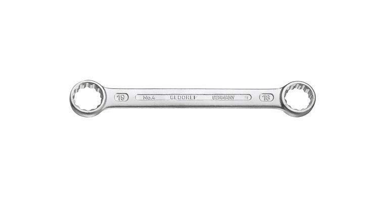 Doppelringschlüssel 17x19 mm DIN 837 B