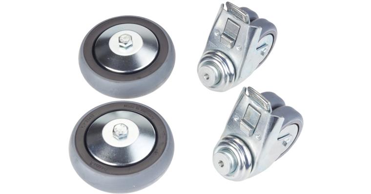 4 spare wheels for HAZET tool trolley, model 160ST, 168, 168ST, 171