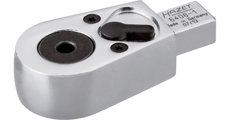 1001203880 HAZET plug-in reversible ratchet 5/16 inch, bit holder, plug-in square 9x12 mm