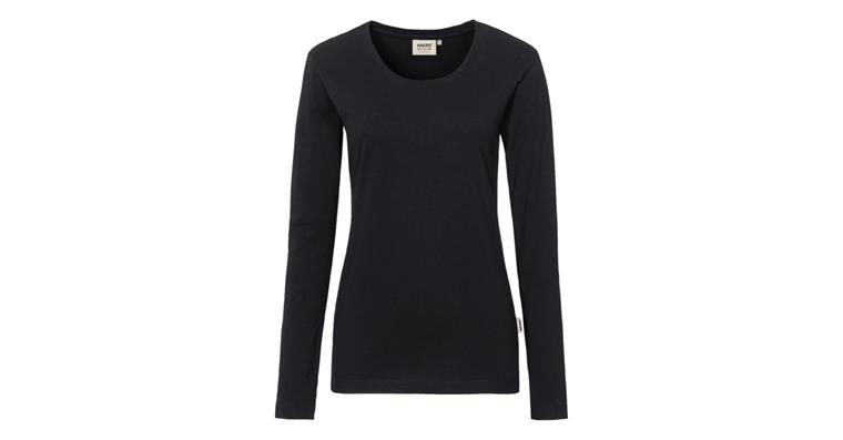 Damen-Longsleeve Mikralinar schwarz Gr.S