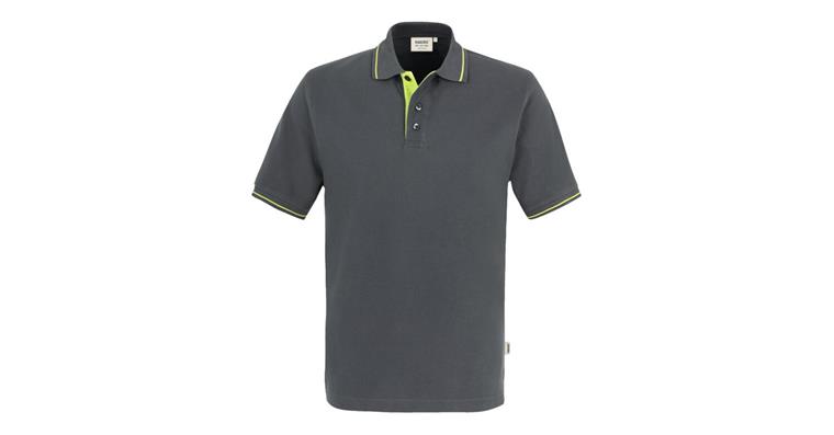 Polo shirt Casual anthracite/kiwi L