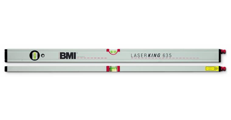 1008380004 Laser-Wasserwaage Laserking 80 cm, mit Lasermodul 635, aus POM