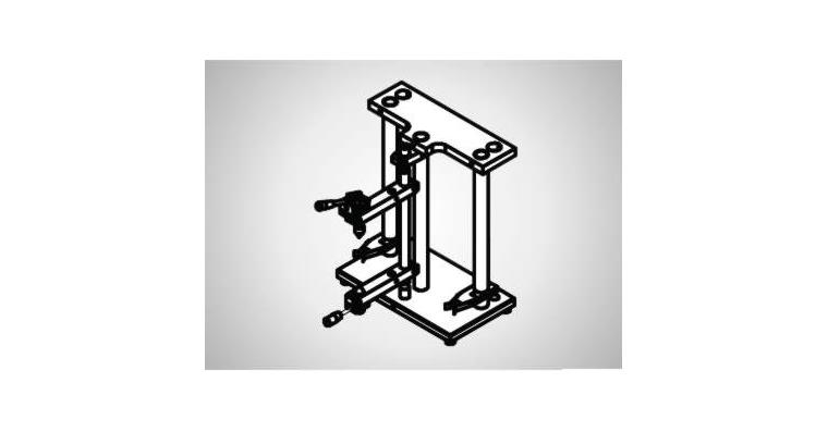 1001751622 Meßständer H400x120 Schwenkradius 140mm