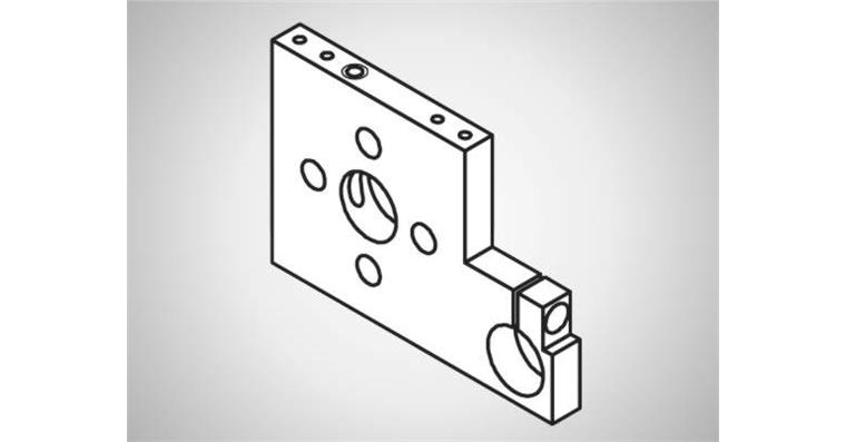 1001751365 Exzenteradapterplatte für Tischhub ±5
