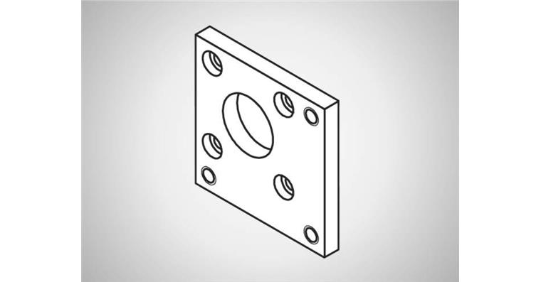 1001751360 Grundplatte für Koordinatentische ±2.5