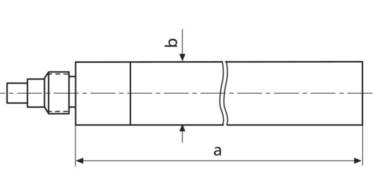 1001740872 Verlängerung für Meßbereich 6-10 mm 44 Av, länge 75 mm