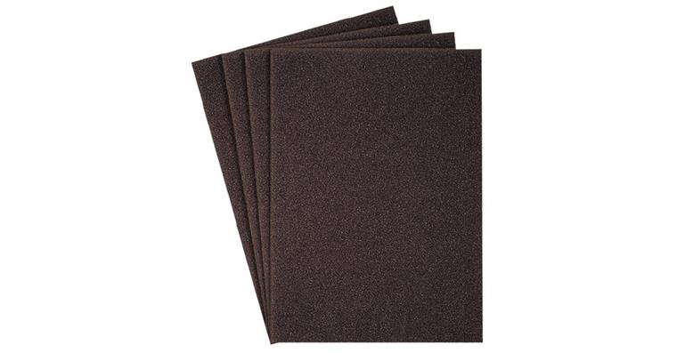 Corundum linen cloth brown 230 x 280 mm grain 180